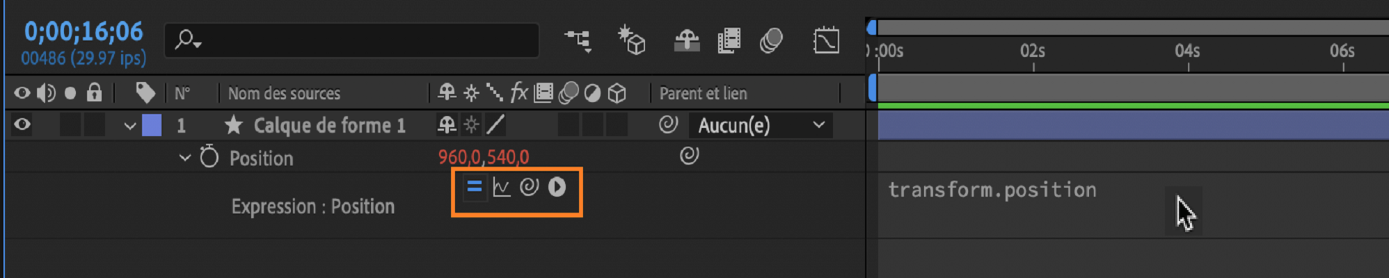 options d’expression