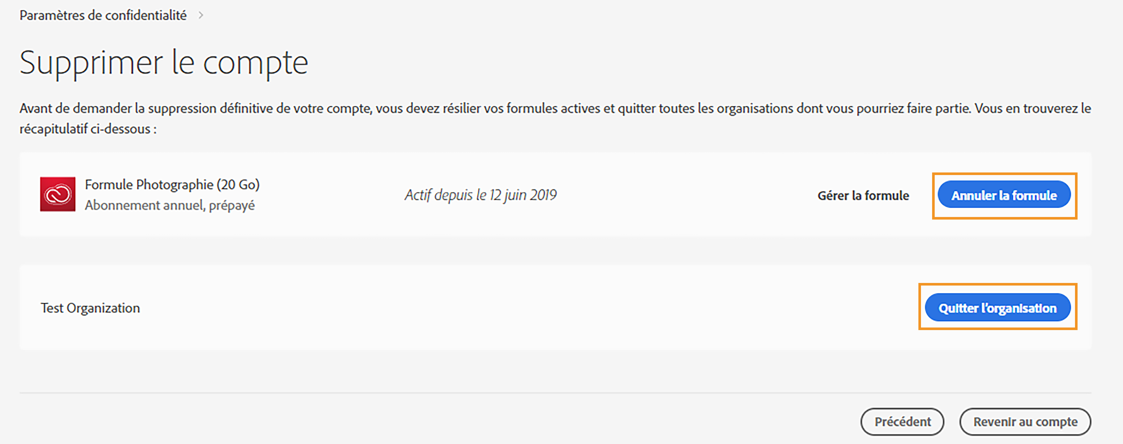 Adobe Reader Suppression Page De Garde Impression Suppression de votre compte Adobe individuel et suppression définitive