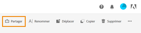 Cliquez sur Partager un lien.