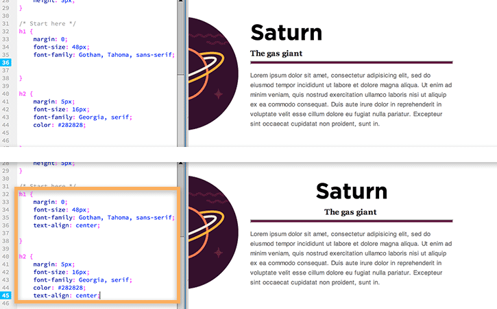 Application de styles CSS au texte de votre page web dans Dreamweaver
