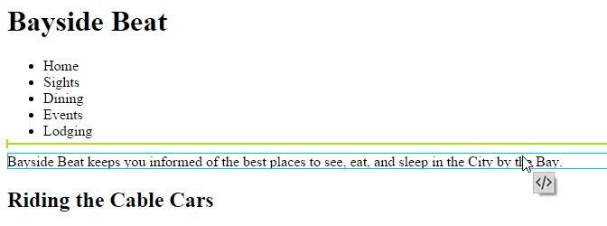 L’icône en regard du pointeur de la souris vous aide à faire glisser des éléments avec précision.