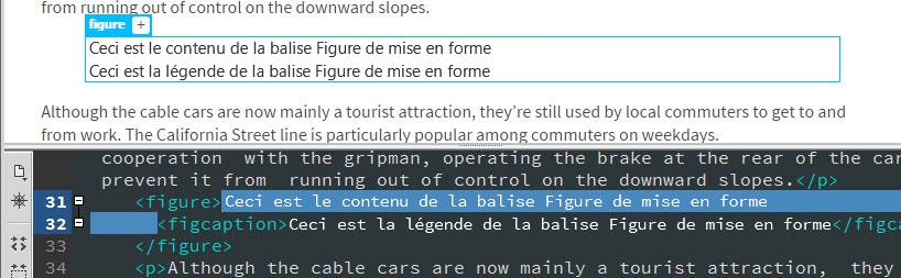 Élément <figure> inséré entre des paragraphes.