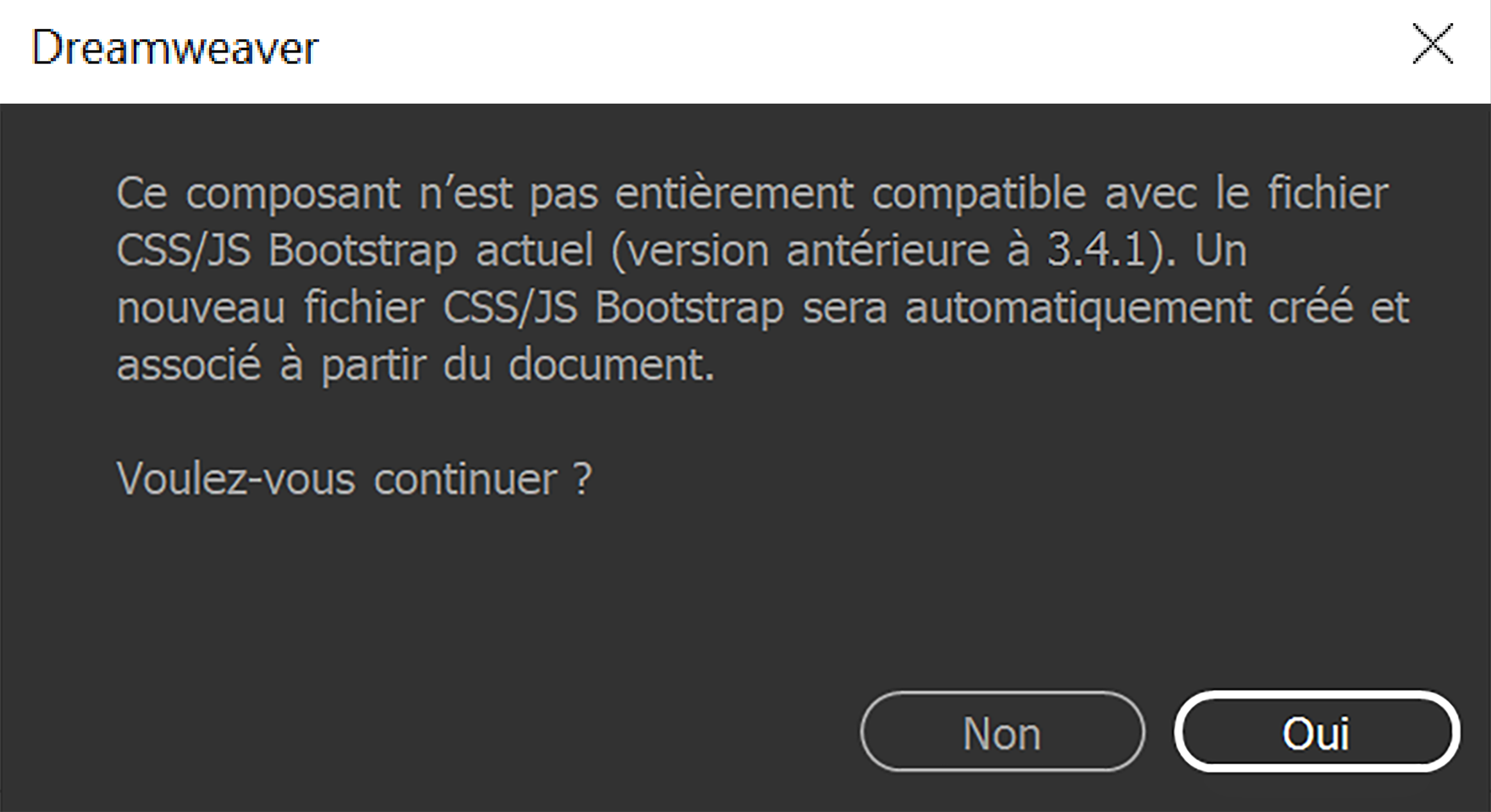 Boîte de dialogue de confirmation de Bootstrap 3.4.1