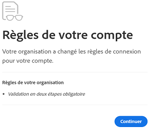 Modifications des règles de votre compte