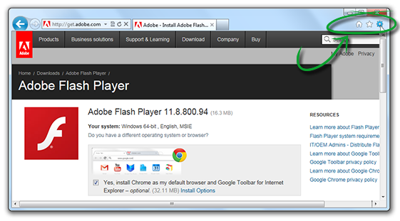 Cliquez sur l'icône Outils