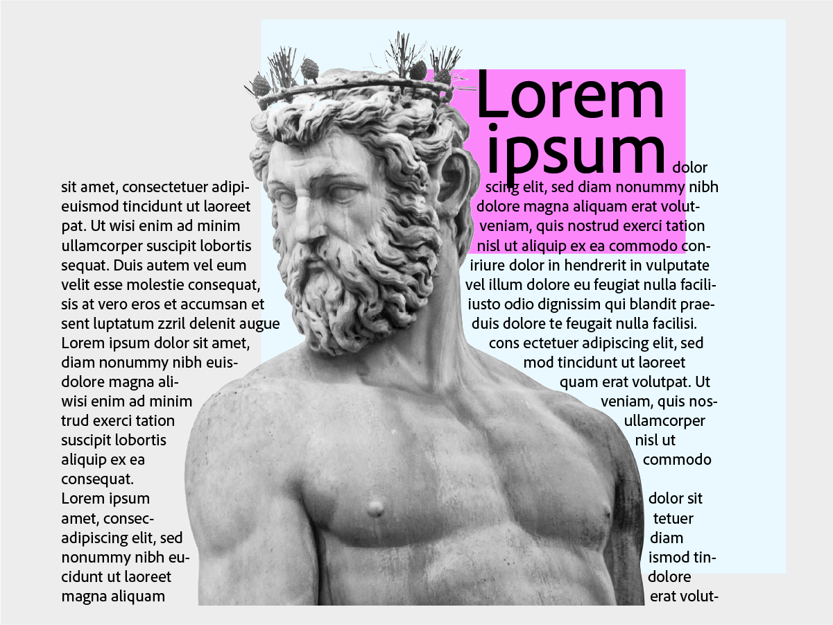 Habillage d’un objet ou d’une forme avec du texte