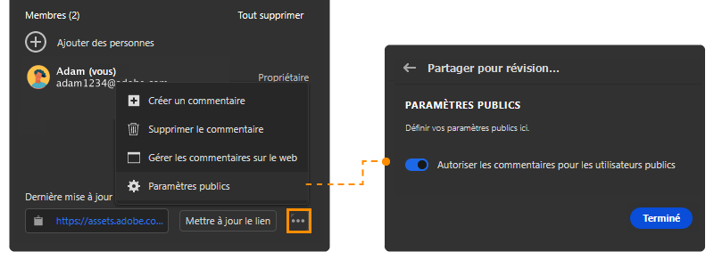 partage pour révision