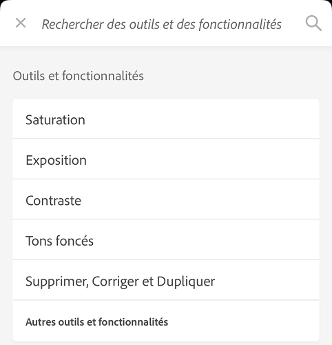 Le menu Aide contextuelle