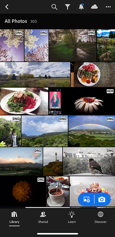 Mode Toutes les photos