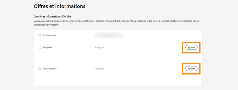 Gérez les communications marketing d’Adobe.