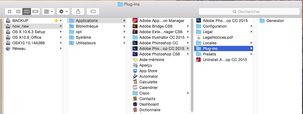 Dépannage de modules externes de Photoshop