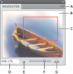 Navigation, panneau Panneau de navigation dans Photoshop