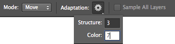 Modification de la valeur de réglage de la couleur  Modification de la valeur de réglage de la couleur Photoshop