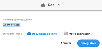 Documents en ligne dans XD