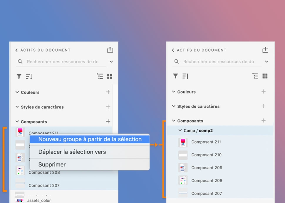 Créez un sous-groupe au sein d’un groupe