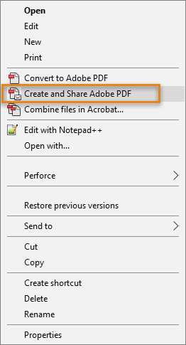 יצירה ושיתוף של Adobe PDF יצירה ושיתוף של Adobe PDF