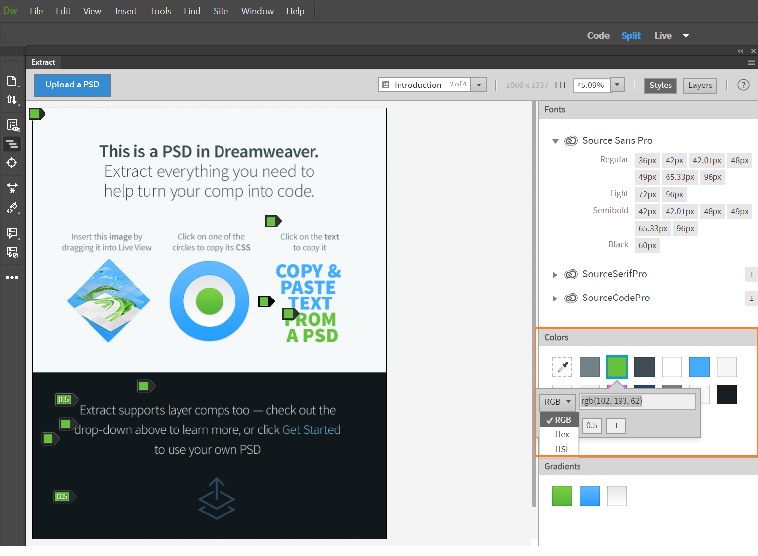 חילוץ צבעים