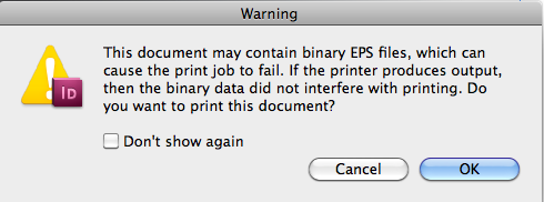 שגיאה: "This document may contain binary EPS files" (ייתכן שהמסמך כולל ...