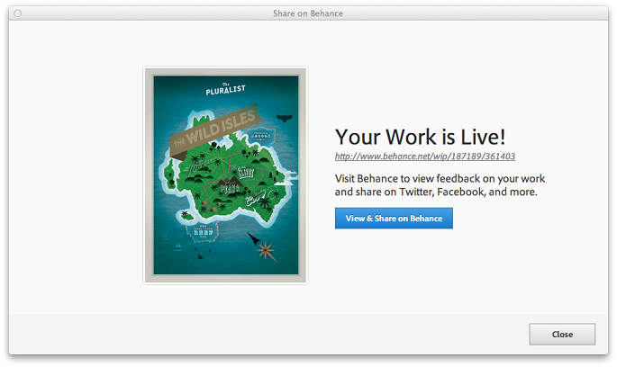 הצג את העבודה המשותפת שלך ב- Behance הצג את העבודה המשותפת שלך ב- Behance