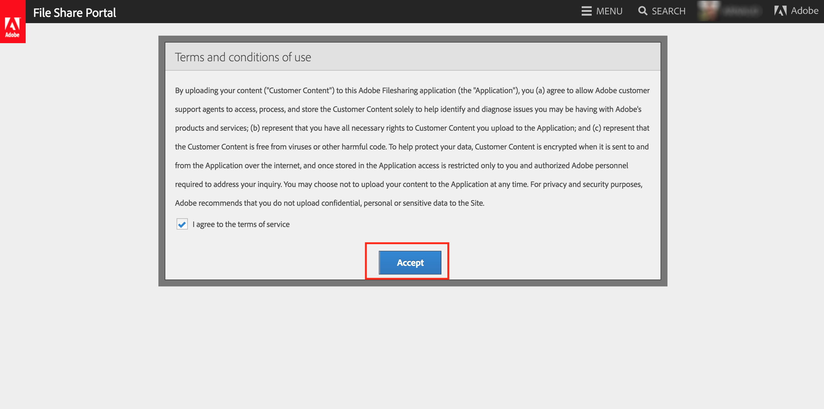 שיתוף קבצים גדולים עם התמיכה של Adobe | View all apps