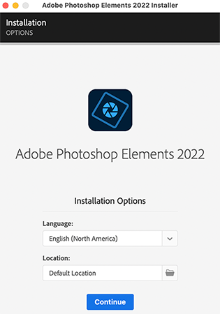 Telepítési beállítások képernyő