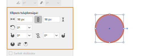 Élő alakzatok tulajdonságai | Ellipszis