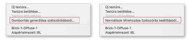Domborítás/normálisok létrehozása szétszórásos textúrából a Photoshopban
