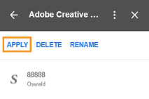 Alkalmaz kiválasztása