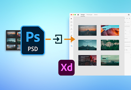 Open psd in adobe deals xd