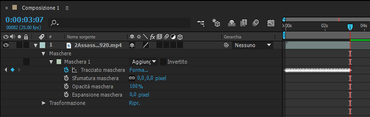 Sostituisci Con Composizione After Effects Non Funziona