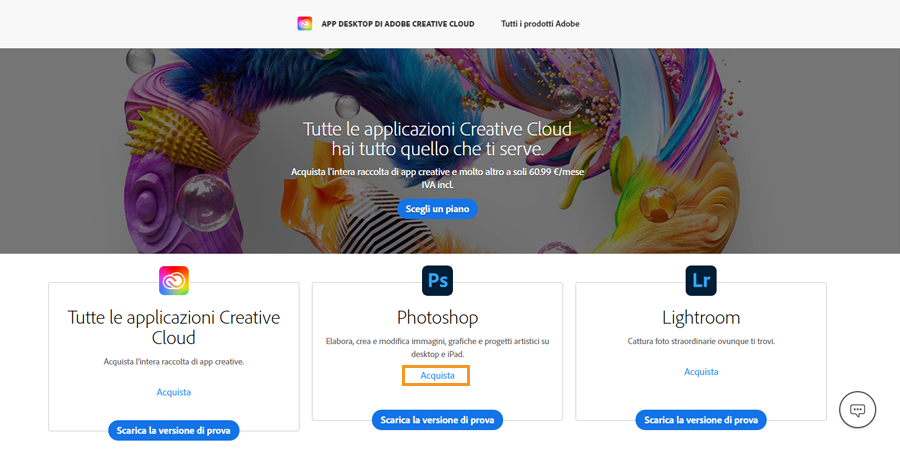 Download Adobe Creative Cloud Versione Di Prova