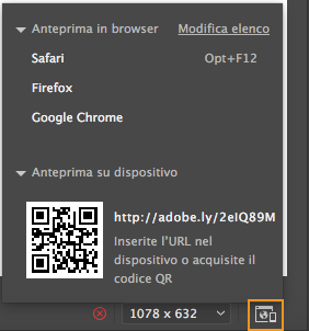 Anteprima in tempo reale Anteprima in tempo reale