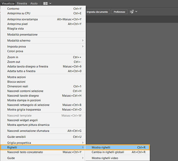 Come Utilizzare I Righelli Le Griglie E Le Guide In Illustrator