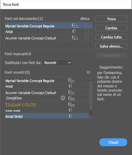 Font E Composizione Tipografica