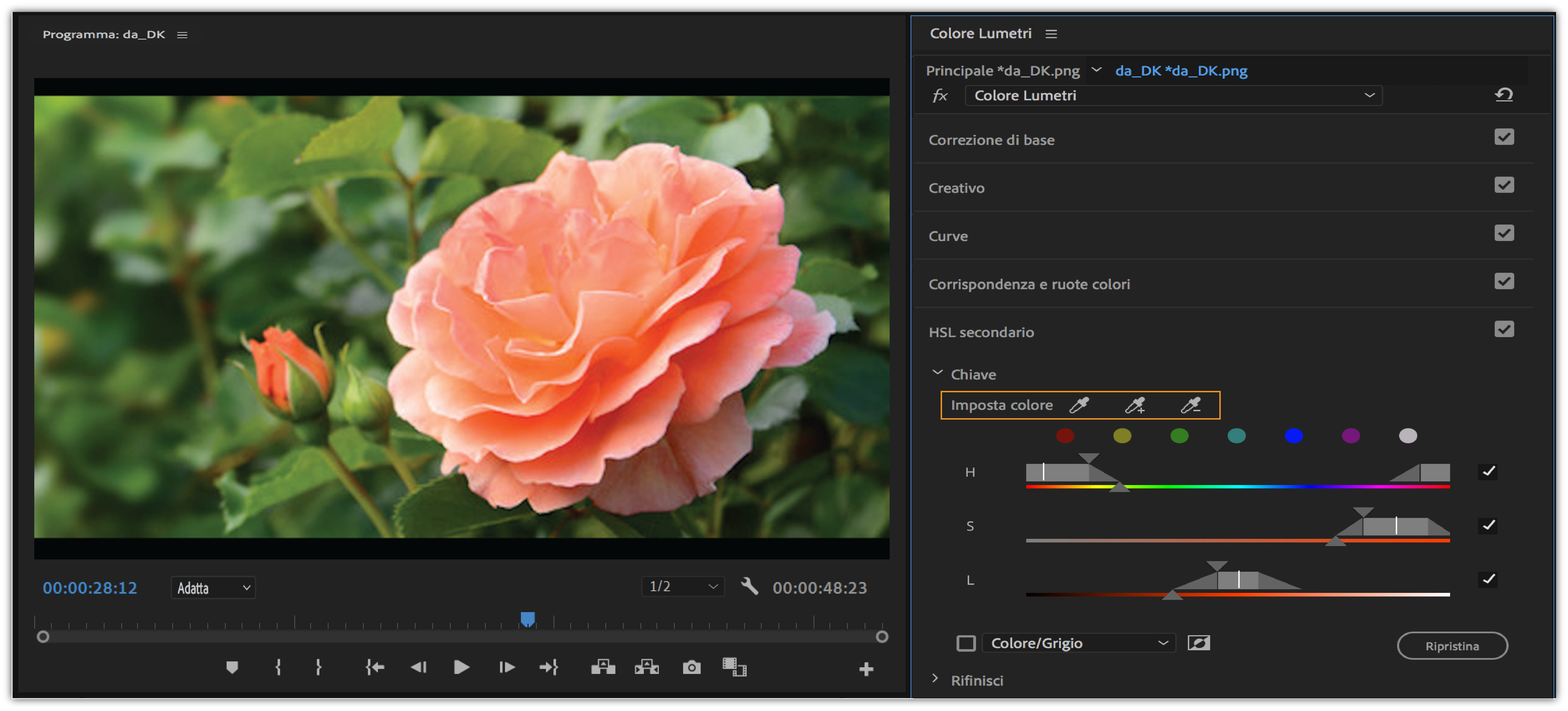 Flussi Di Lavoro Per La Correzione Del Colore In Adobe