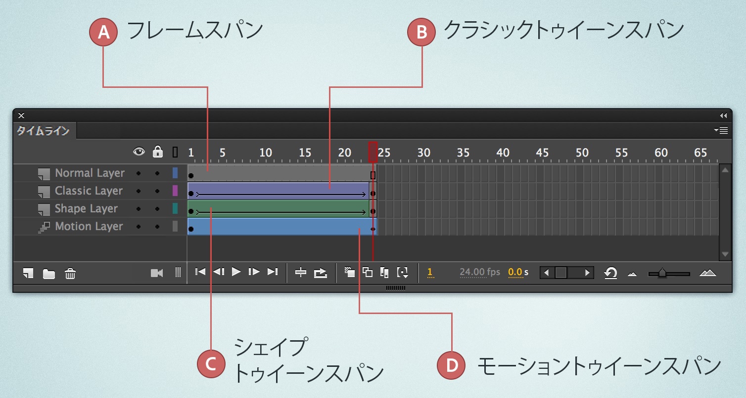Animate の時間
