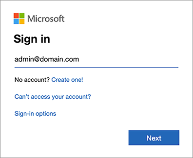 Microsoft Online ログイン