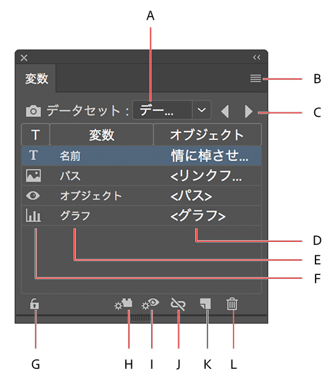 Illustrator でデータを結合して テンプレートと変数によるデータ駆動型グラフィックを作成します