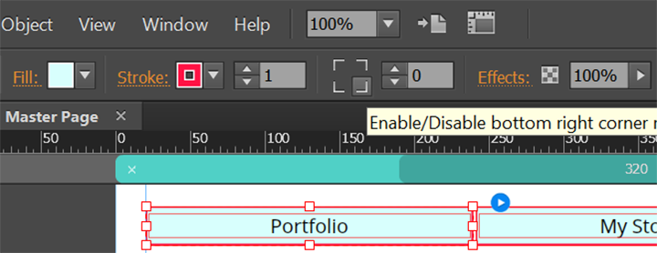 Adobe Muse での水平または垂直のメニューの使用