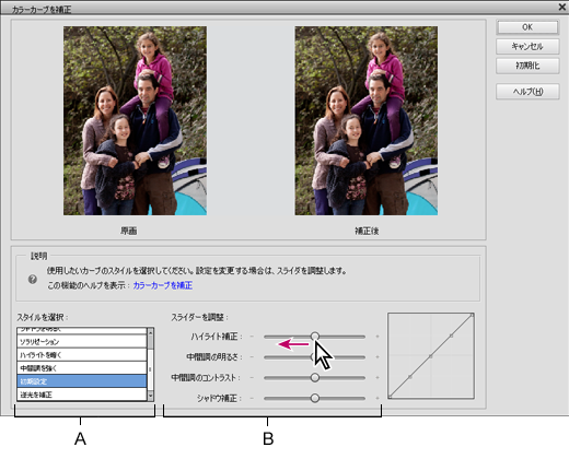 Photoshop Elements でのカラーバランスの補正
