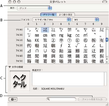 Photoshop での日本語 中国語 韓国語のテキスト