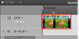 読み込んだ映像や画像を回転させる方法 Premiere Elements 11