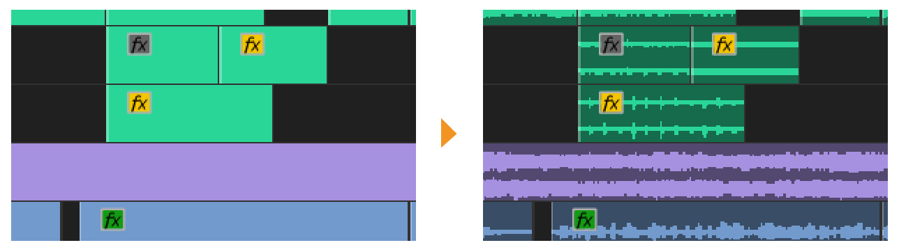 オーディオ波形アート