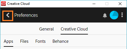 뒤로 화살표를 클릭하여 [앱]으로 돌아갑니다