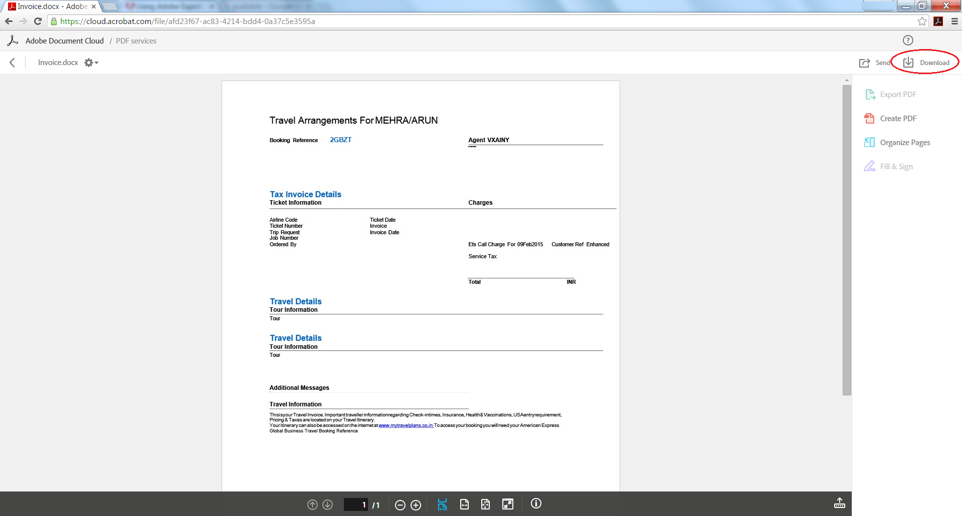 Adobe Acrobat Export PDF 