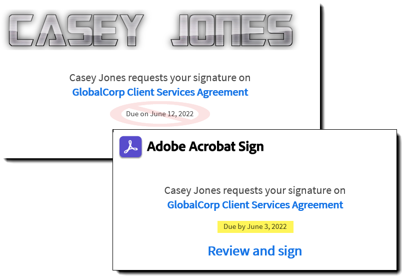 만료 날짜 레이블 업데이트