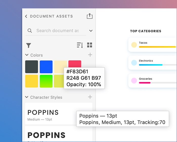 에셋에 마우스 가져다 대기