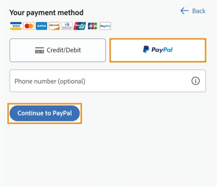 Perjungti iš kredito kortelės į „PayPal“