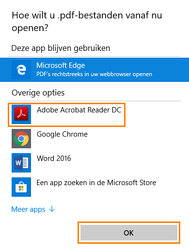 Instructies Voor Het Instellen Van Acrobat Reader Of Acrobat Als Uw 