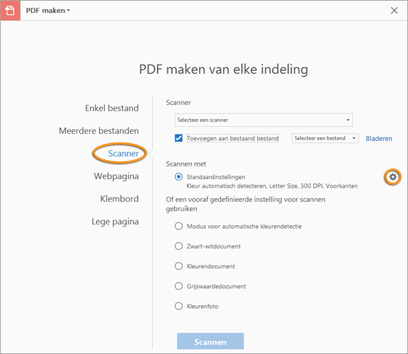 Gescand Document Opslaan Als Pdf